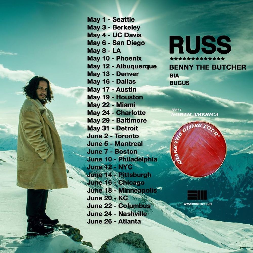 Russ Debuts “Shake The Snow Globe” SOBS
