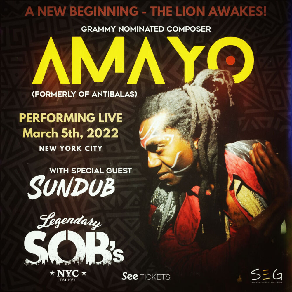 Sweetwine Entertainment Group presents Amayo | SOBS