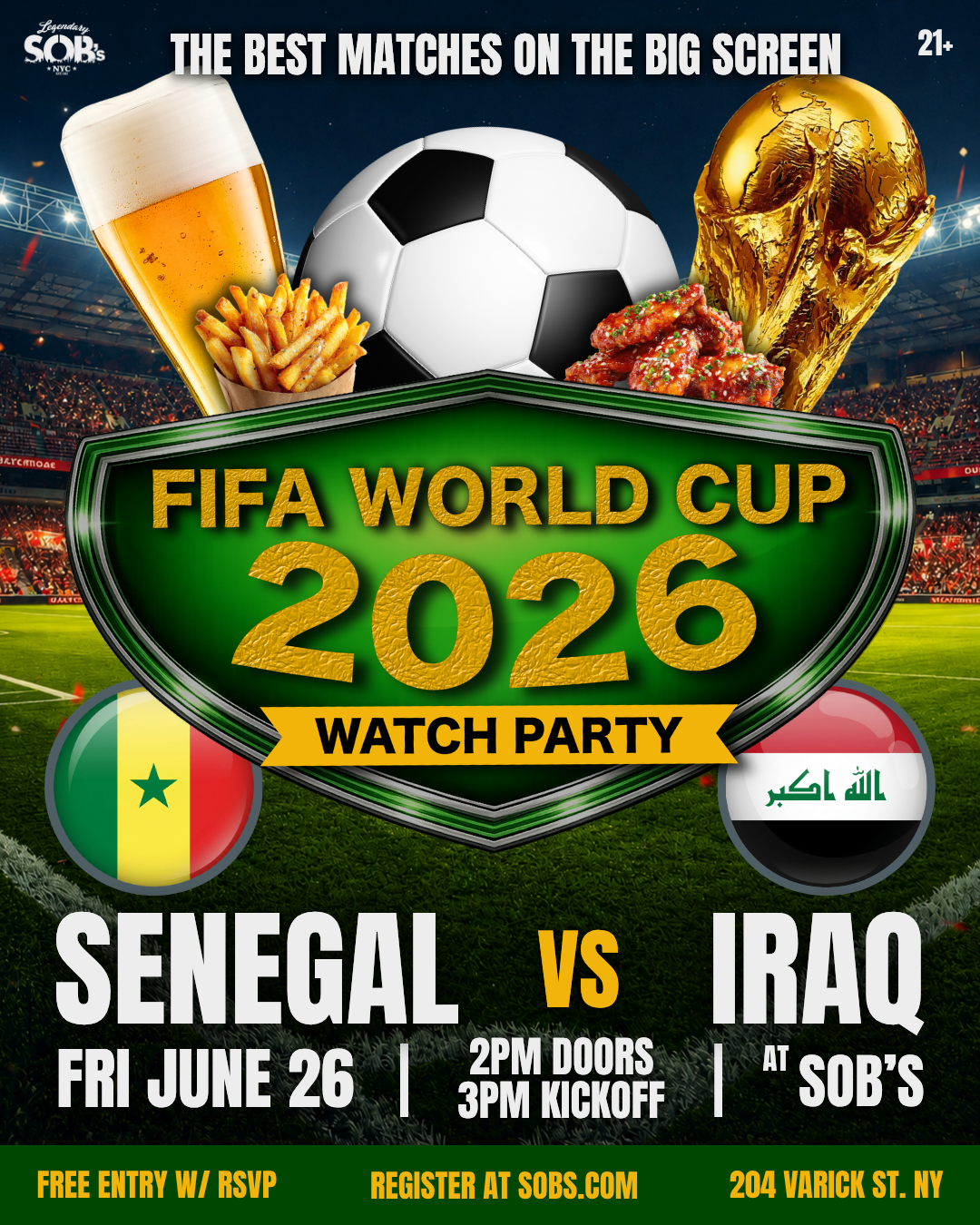 FIFA World Cup 2026: Senegal vs Iraq