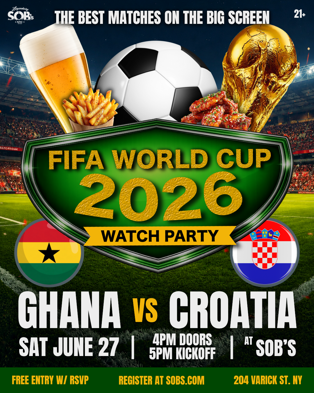 FIFA World Cup 2026: Ghana vs Croatia